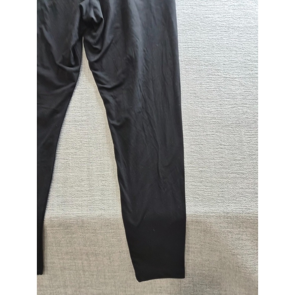 Pink Victorias Secret Ultimate Lace Up Leggings Womens Large Black Stretch Yoga - Picture 4 of 12